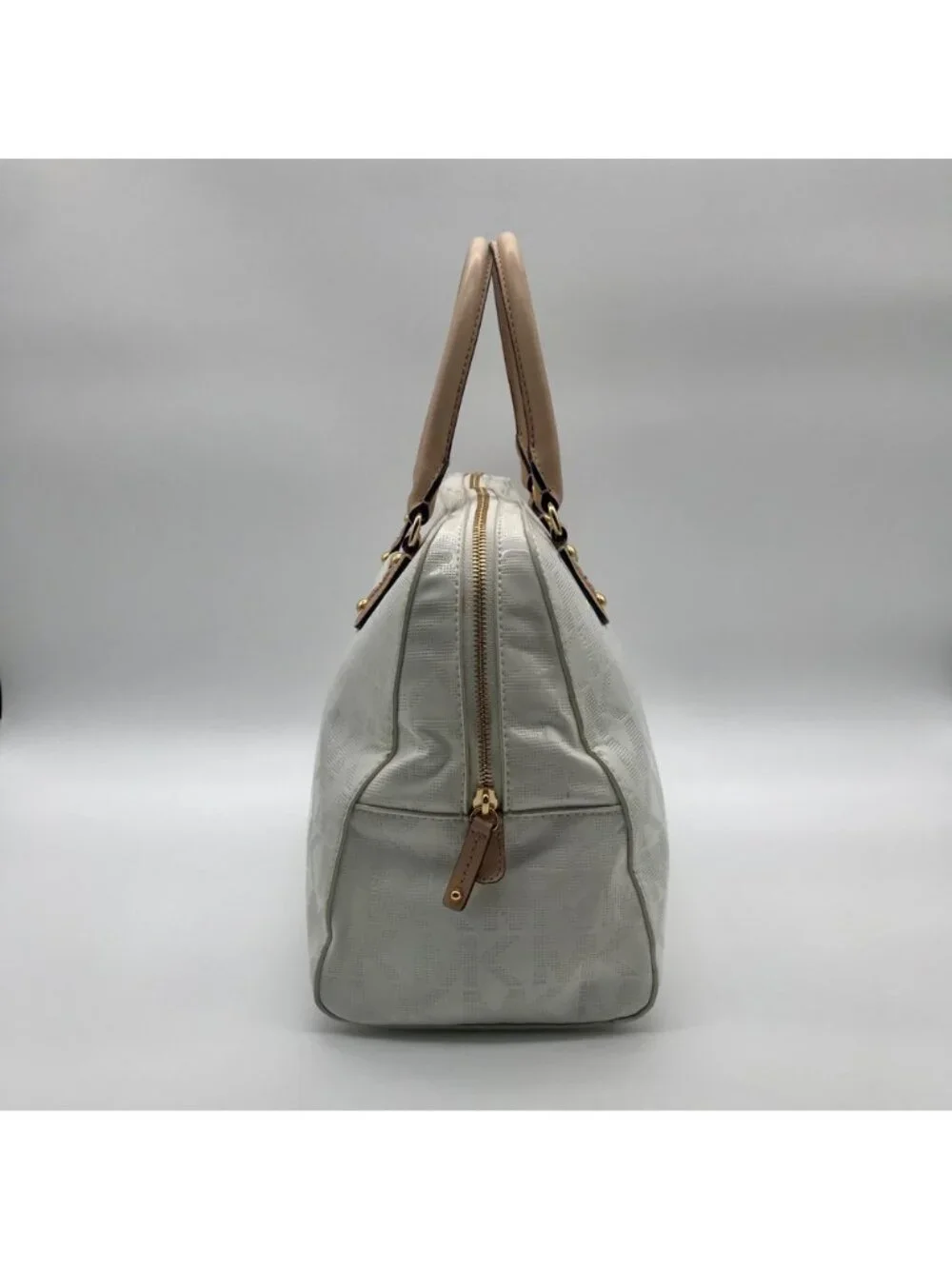 Michael Kors White Patent Leather Cindy Convertible Satchel & Wallet